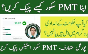 PMT Score of BISP Program