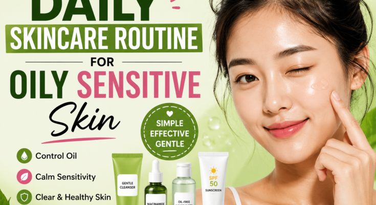 Daily Skincare Routine for Oily Sensitive Skin