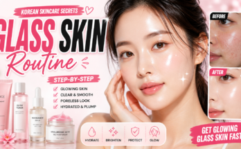 Glass Skin Skincare Routine Step by Step – Complete Guide for Radiant Skin