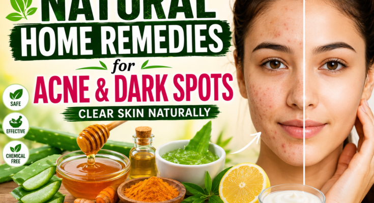 Natural Home Remedies for Acne and Dark Spots