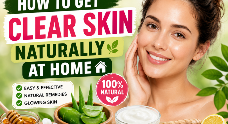 How to Get Clear Skin Naturally at Home