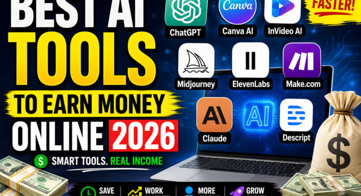Best AI Tools to Earn Money Online in 2026
