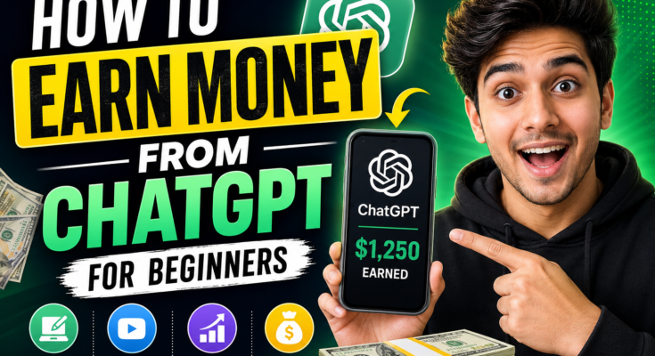 How to Earn Money from ChatGPT for Beginners (2026 Guide)