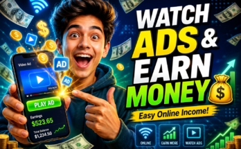 Earn Money Online by Watching Ads – A Complete Guide