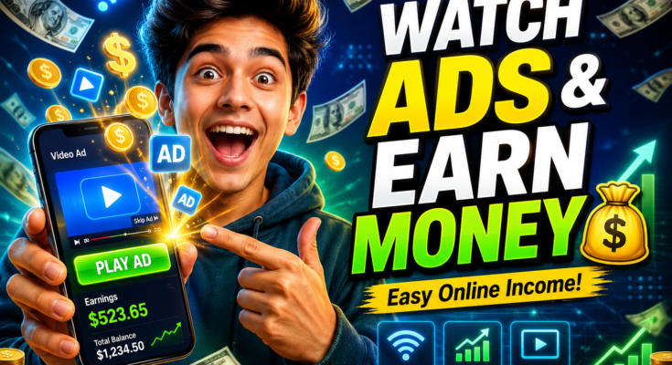 Earn Money Online by Watching Ads – A Complete Guide