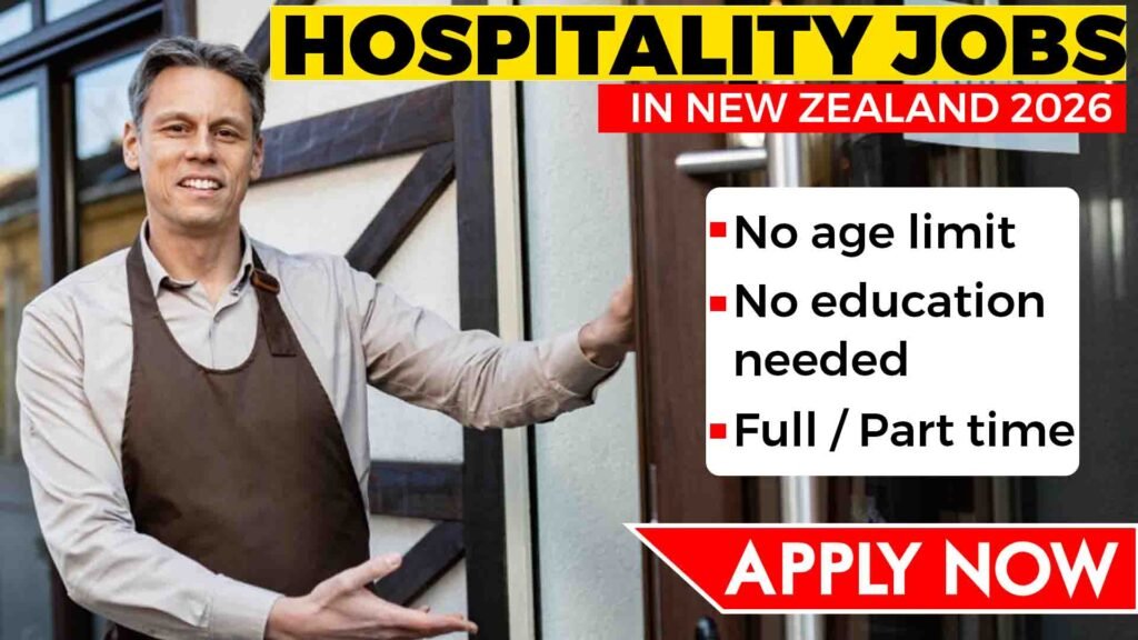 Hospitality Jobs in New Zealand 2026